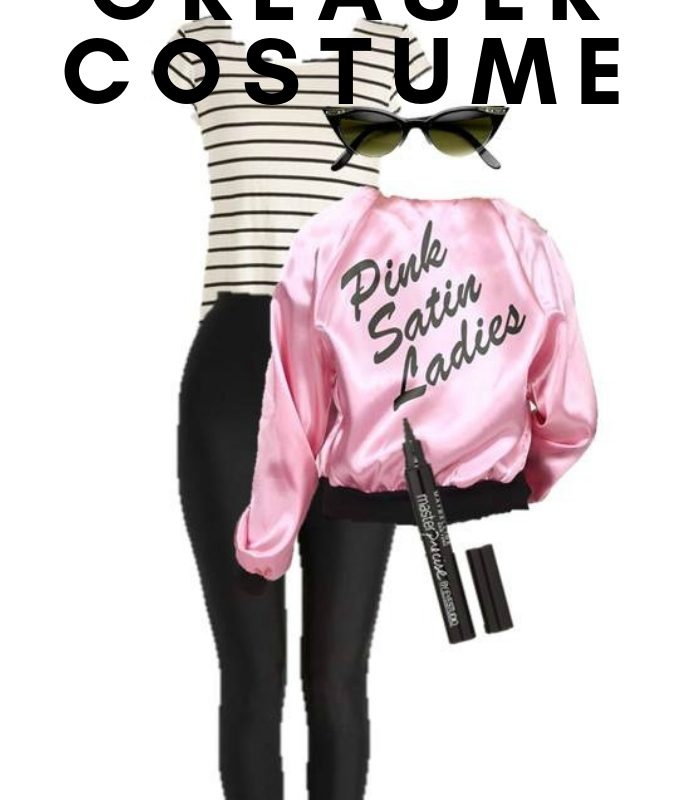 Women’s 50’s Greaser Halloween Costume – Made with Everyday Clothes!