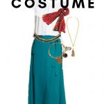I love costumes from everyday clothes like this Womens Gypsy Halloween Costume. Stop spending hundreds of dollars on costumes you can make from your closet. #halloween #gypsycostume #adultcostume #frugalnavywife | Halloween Costumes | Adult Halloween Costume | DIY Halloween Costume