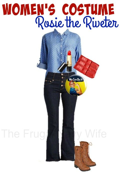 DIY Women s Rosie the Riveter Costume DIY Women s Rosie the Riveter Costume