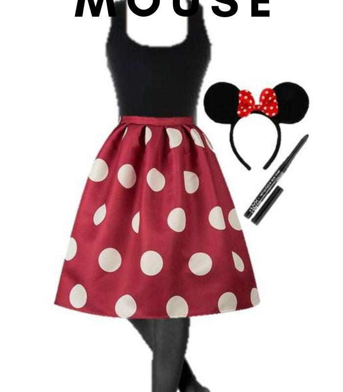 DIY Minnie Mouse Halloween Costume for Adults – With Everyday Clothes