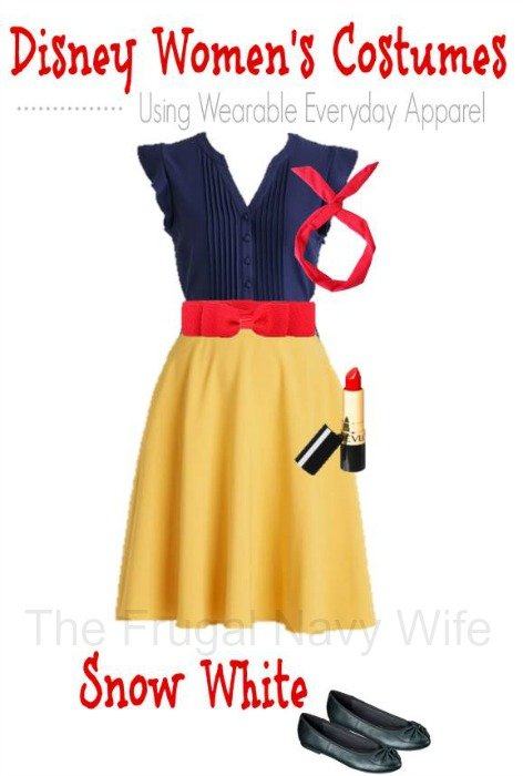 Women’s Disney Snow White Costume – Made From Everyday Clothes