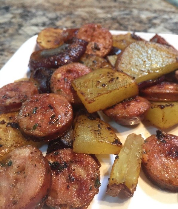 Easy Lunch Potatoes and Aidells® Sausage and Publix