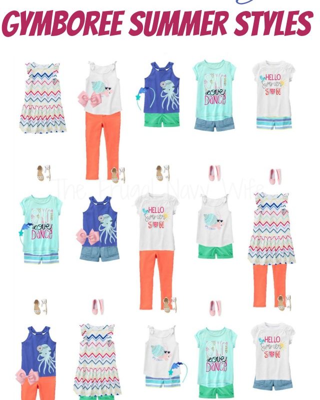 Mix & Match Girls’ Gymboree Clothes in Summer Styles