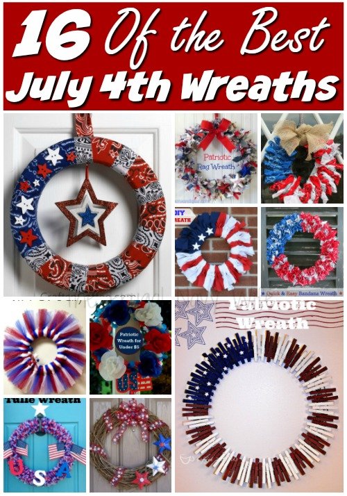 16 of the Best 4th of July Wreaths