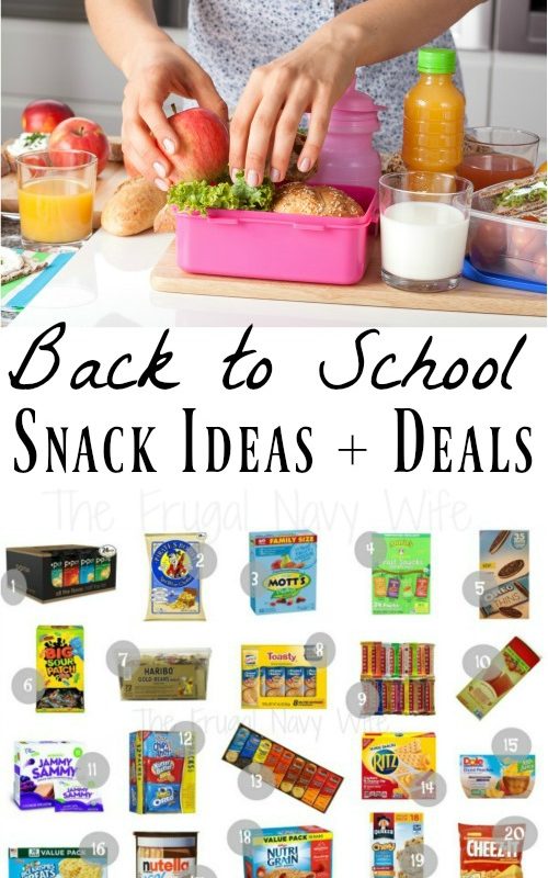 Back to School Snacks That Make Great School Lunch Ideas for Kids