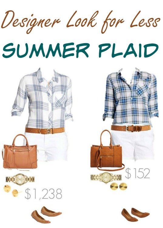 Designer for Less – Summer Plaid Outfit