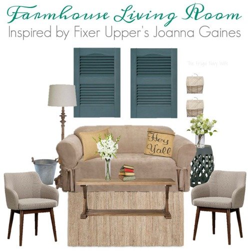 Farmhouse Living Room – Fixer Upper HGTV Living Room