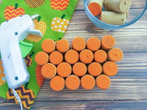 DIY Wine Cork Pumpkins Craft