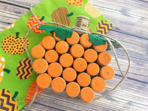 Wine Cork Craft | Wine Cork Pumpkins Craft