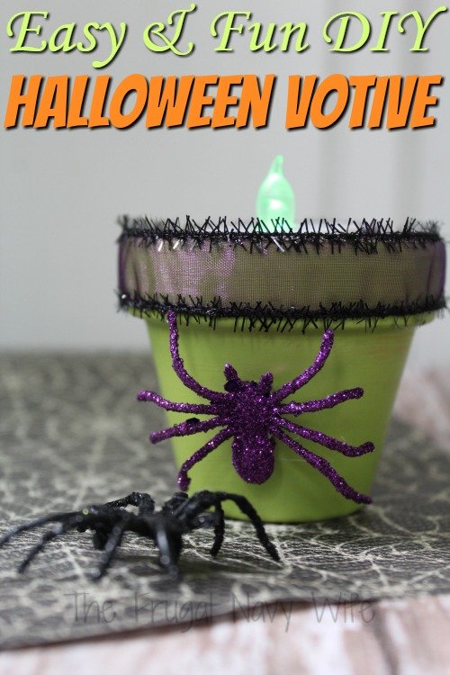 Easy and Fun DIY Halloween Votive Holder