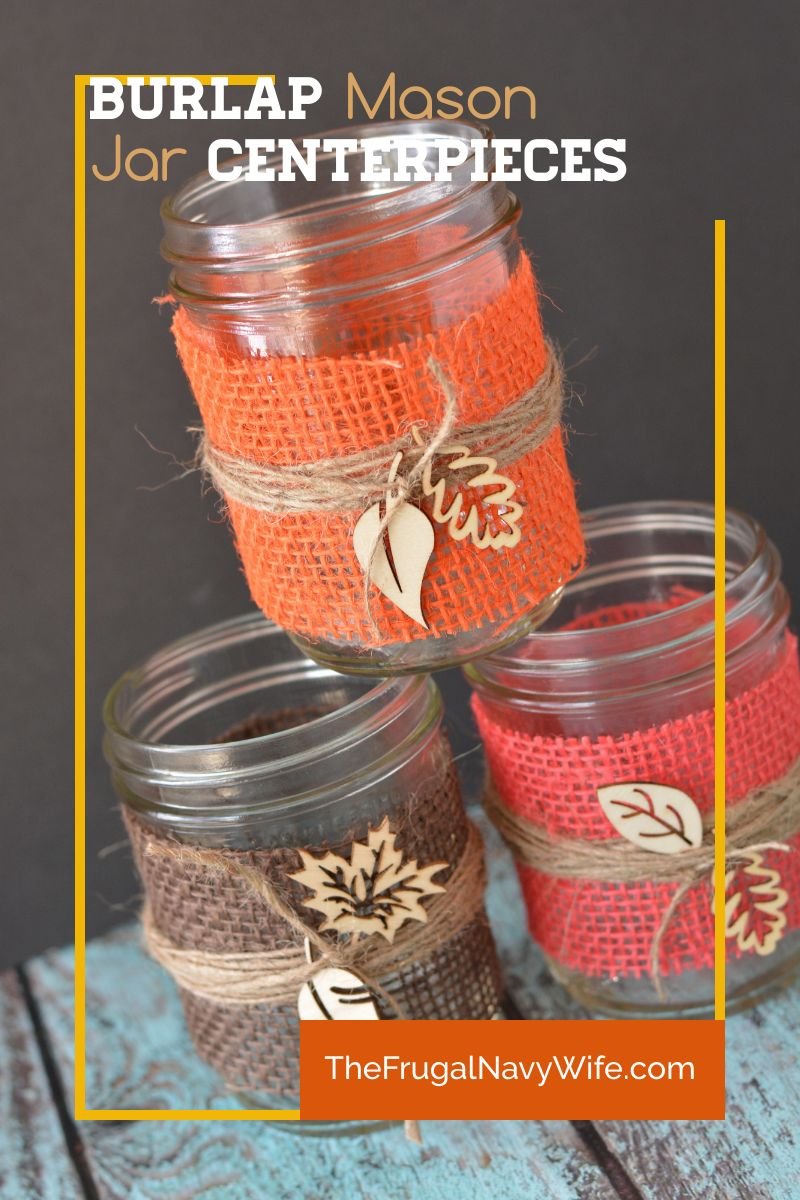 Fall Decorated Jars Three Ways - DIY Beautify - Creating Beauty at Home