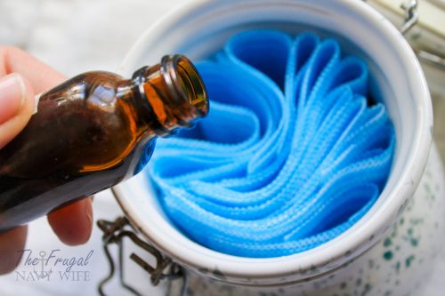  homemade dryer sheets with essential oils