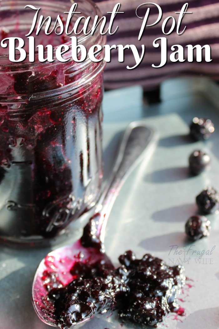 Instant Pot Blueberry Jam