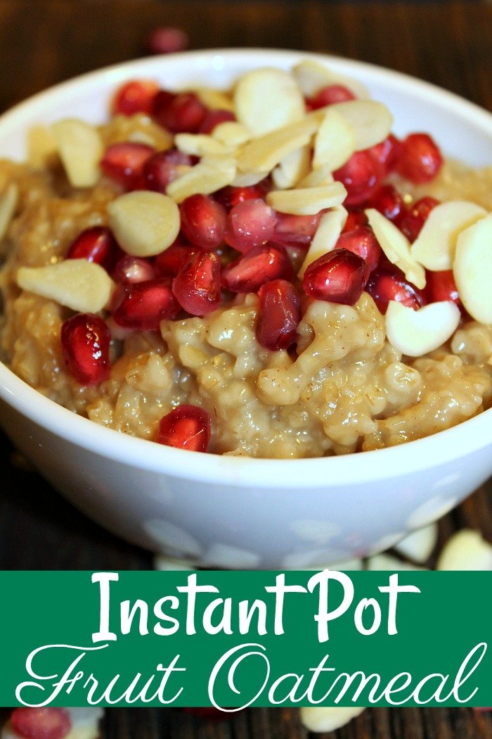 Instant Pot Oatmeal With Fruit