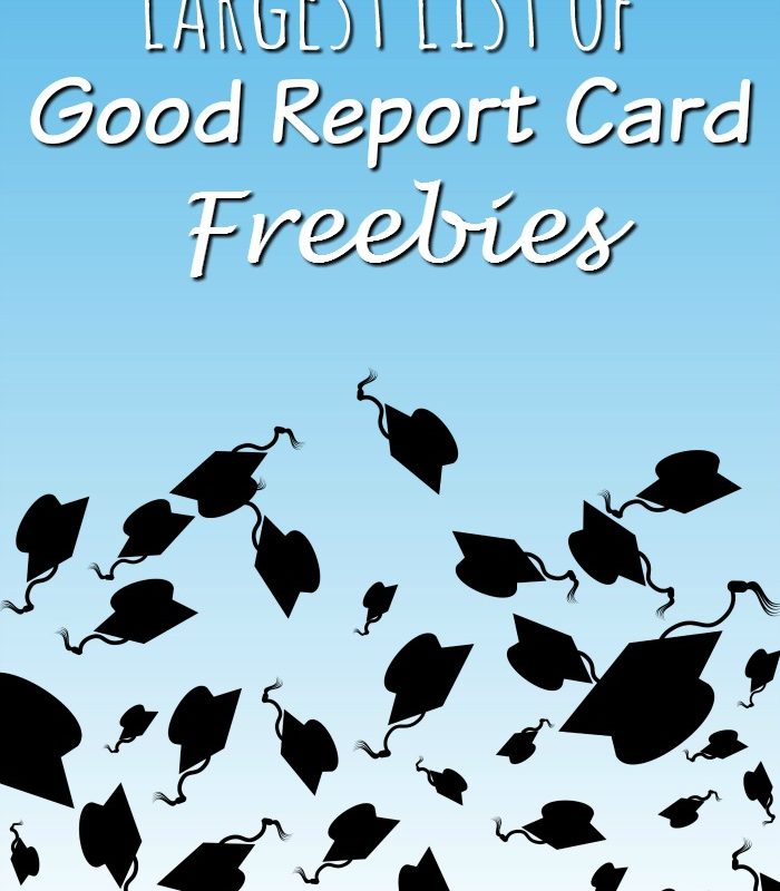 Largest List of Good Report Card Freebies – 30+ Freebies!!!!