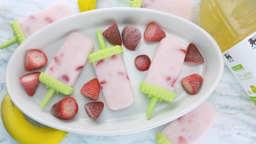 Popsicles in a dish