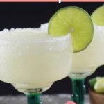If you are on the hunt for the best margarita recipe then look no further! This slushie margarita recipe is perfect for summer! #frugalnavywife #margarita #slushies #easyrecipe #drinks #adultbeverages | Easy Drinks | Easy Margaritas | Margarita Recipe | Margarita Slushies | Easy Adult Beverages | Margaritas