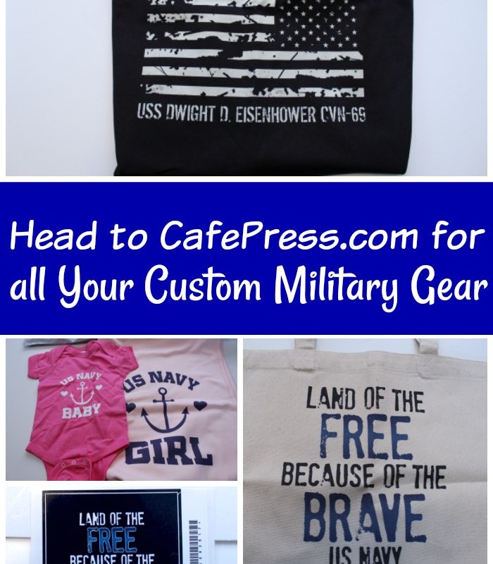 Head to CafePress.com for all Your Military Gear