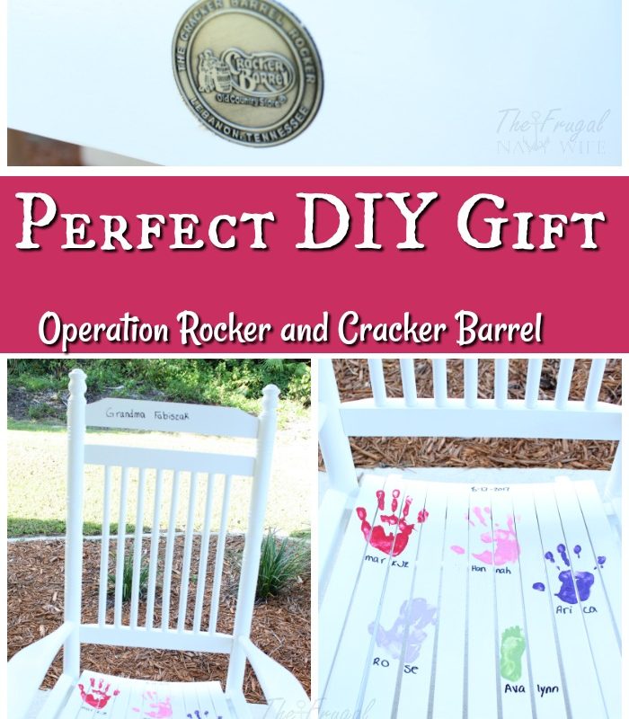 Perfect DIY Gift for Grandma From Operation Rocker and Cracker Barrel