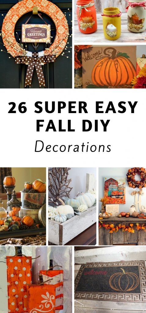 26 Easy DIY Fall Decor Projects | The Frugal Navy Wife