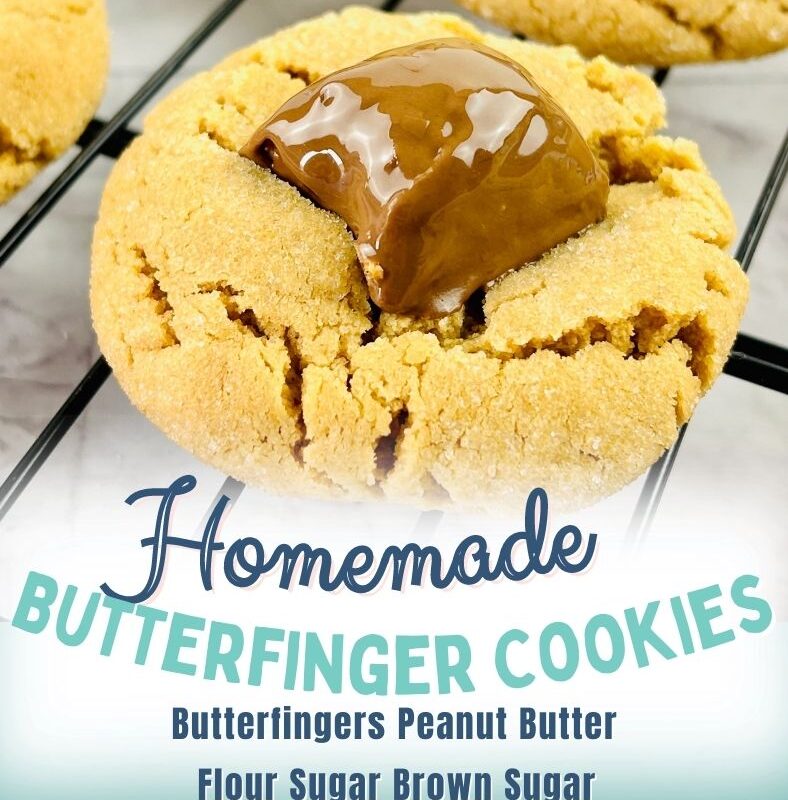 Homemade Butterfinger Cookies