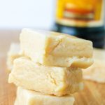We love making this easy Kahlua fudge recipe all year long. It makes a great gift for neighbors or for an adult party. Never lasts long so make a double! #recipe #dessert #fudge #frugalnavywife | Fudge Recipe | Dessert Recipe | Candy Recipe | Christmas Fudge |