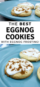 Eggnog Cookies with Frosting Log Pin Picture