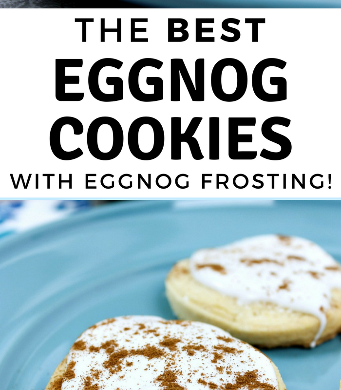 The Best Eggnog Cookies Recipe with Eggnog Frosting