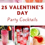 Huge party and a cozy night at home for Valentines Day make sure to try out some of these Valentine's Day cocktails! #frugalnavywife #valentinesday #cocktailrecipes #adultbeverages #yummyrecipes #easycocktails | Easy Cocktail Recipes | Cocktail Recipes | Valentine's Day Cocktails | Yummy Drink Recipes | Drink Ideas