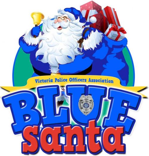 Blue Santa