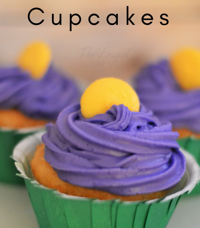 Purple Mardi Gras Cupcakes Recipe