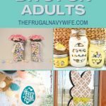 These Easter crafts for adults are a great way to bring out your creative side while decorating your home for the holiday. #easter #adultdiy #decor #frugalnavywife #spring | Creative DIY | Easter Decorations | DIY for Adults | Spring |