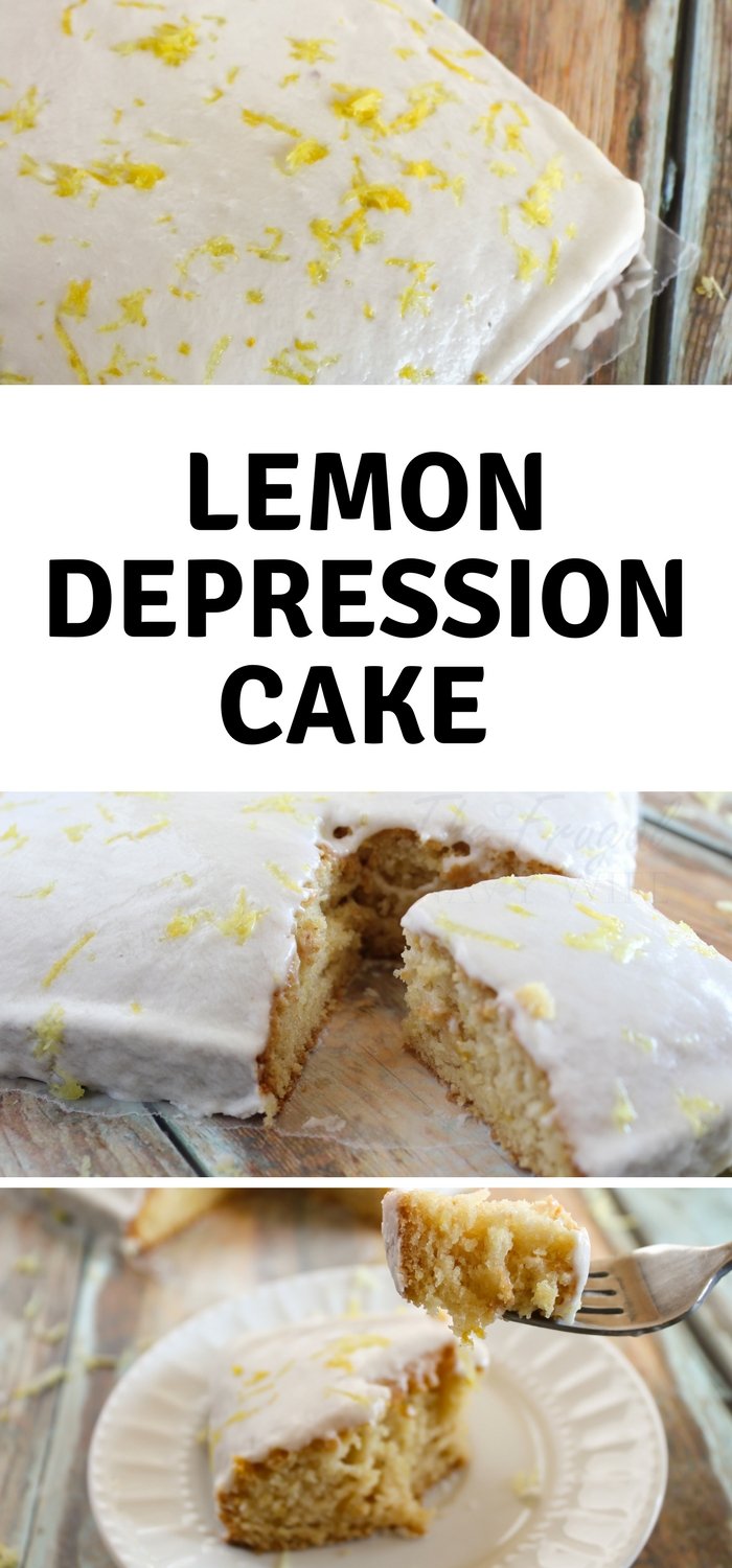 Lemon Depression Cake Recipe The Frugal Navy Wife