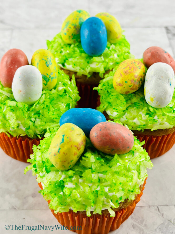 Candy Easter Cupcake