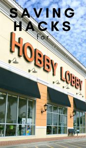 Saving money at Hobby Lobby really isn’t that hard. Here are my tried and true Hobby Lobby Savings Hacks for you to use and get the best deals. #hobbylobby #savinghacks #frugalliving #savingmoney #thefrugalnavywife | Hobby Lobby Hacks | Frugal Living | Budgeting