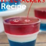 These Jello Firecrackers Recipe can be for kids or you can make an adult-only version too! Simple and quick to put together and great for gatherings. #frugalnavywife #patriotic #redwhitebluefoods #jello #dessert #easyrecipe | Dessert Recipe | Jello Recipe | Shooters Recipe | Patriotic Recipes | Red White Blue Foods | Easy Recipe |