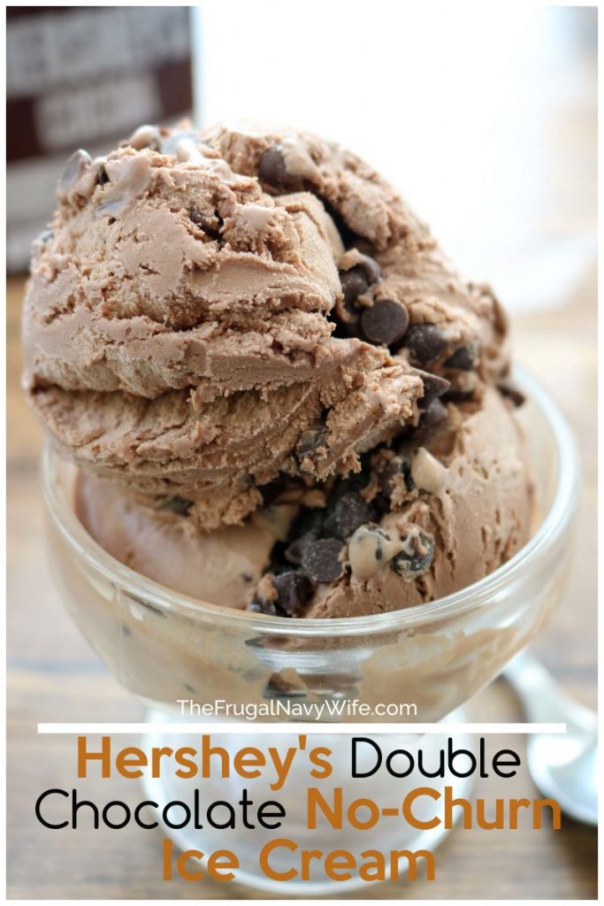 The best way to cool off in the summer is with ice cream. You can't go wrong with thisÂ chocolate No-Churn Ice Cream recipe! So Simple! #frugalnavywife #chocolate #nochurnicecream #icecream #easyrecipe #dessert #summer | Summer Desserts | No-Churn Ice Cream Recipes | Ice Cream Recipes | Make Your Own Ice Cream | Chocolate Recipes | Dessert Recipes | Easy Ice Cream Recipes