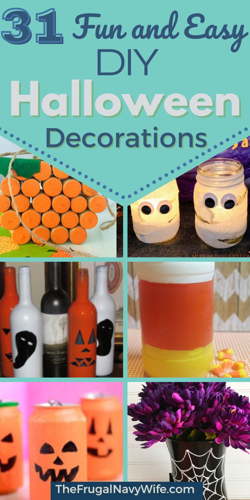 31 Fun and Easy DIY Halloween Decorations | The Frugal Navy Wife