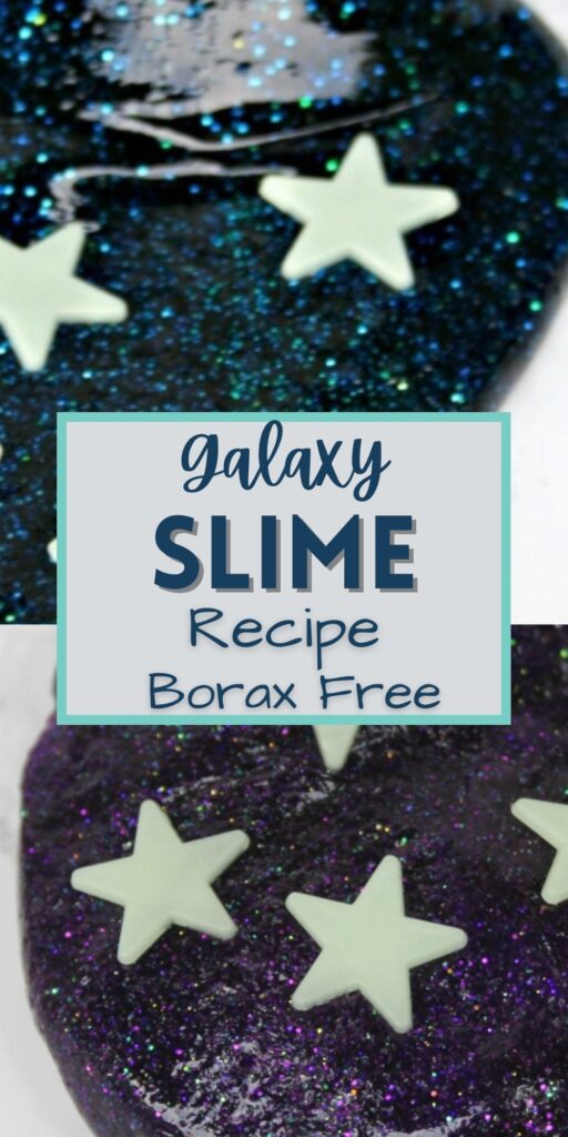 Want to know how to make galaxy slime? Then this super easy galaxy slime recipe is for you. Just minutes from start to finish. #slime #galaxyslime #kidsactivity #frugalnavywife | Slime Recipe | Galaxy Slime Recipe | Galaxy Unit | Kids Activities | 