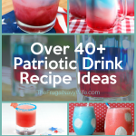 These 40+ Patriotic Drink Recipe Ideas are perfect for summer! With so many options you can really get into the holiday festivities. #patriotic #drinks #thefrugalnavywife #redwhiteblue #americanadrinks #drinkrecipes #cocktails #mocktails | Drink Recipes | Patriotic Recipes | Red White and Blue Recipes | 4th of July Recipes | Memorial Day Recipes | Labor Day Recipes | Mocktail Recipes | Cocktail Recipes | Mixed Drink Recipes | Kid-Friendly Drinks |