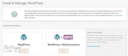 Start a WordPress
