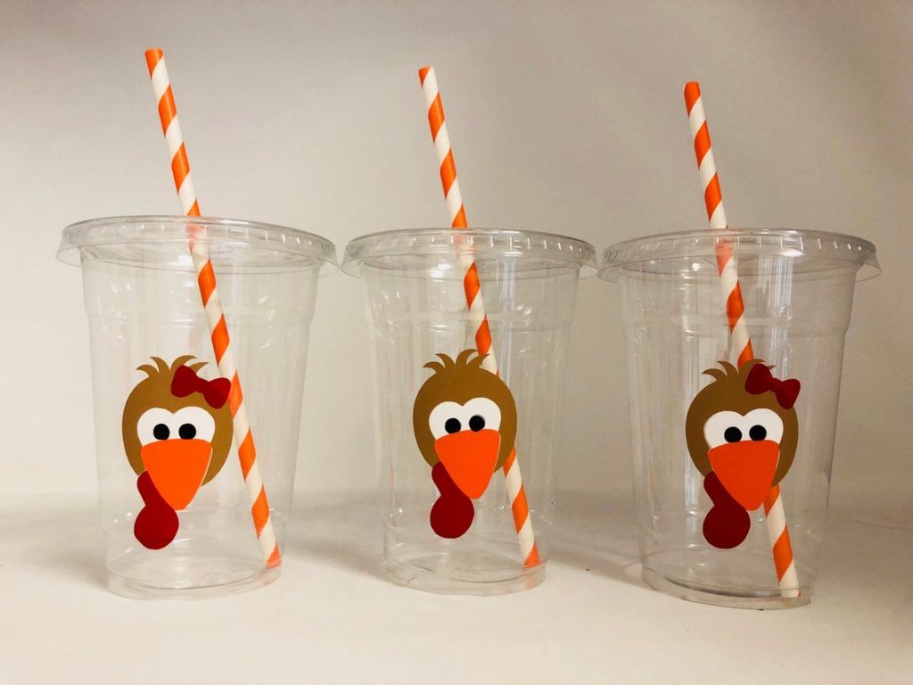 turkey party cups