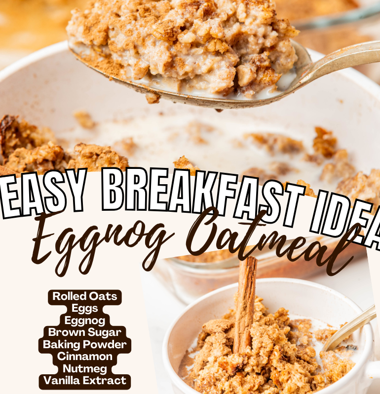 Easy Eggnog Oatmeal Recipe