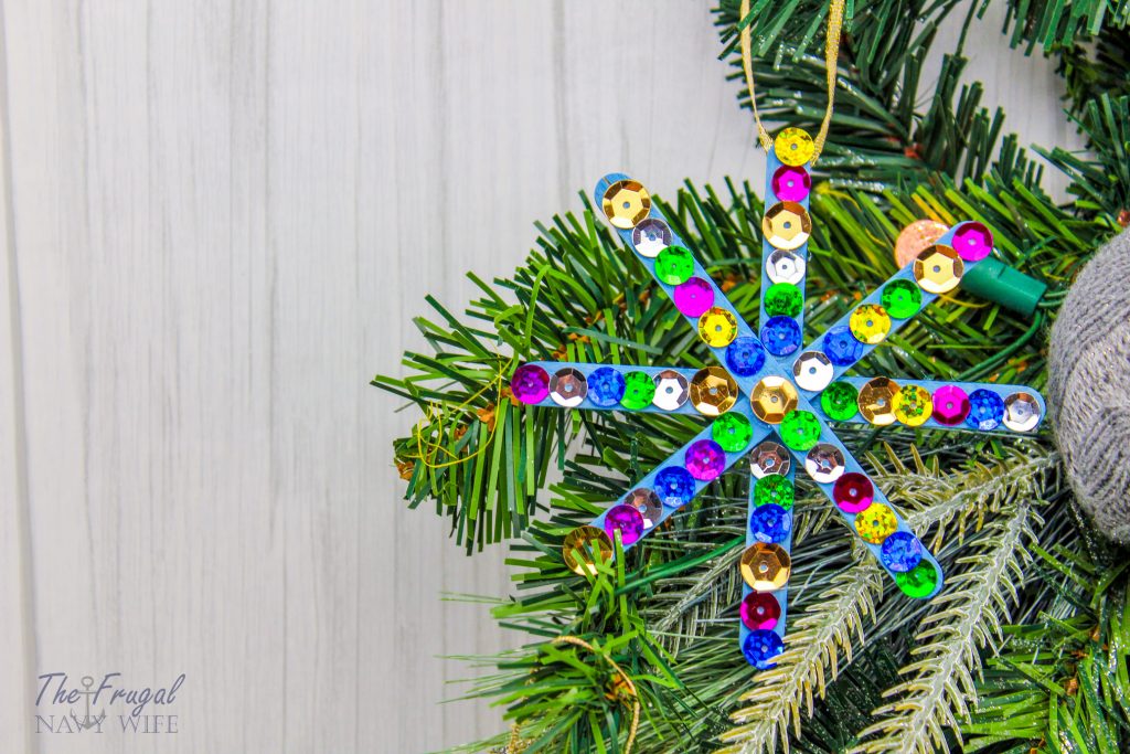 Easy DIY Popsicle Stick Snowflake Crafts