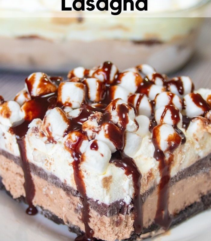 Addicting No Bake Hot Chocolate Lasagna Icebox Cake