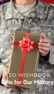 There is no doubt that all service members and military families work hard every day. There are daily sacrifices that are made. We can make the holidays a little more special with the USO Wishbook. #frugalnavuwife #USOHolidays #ad @theUSO #givingtuesday | Giving Tuesday | Military Gifts | Alternate Gift Ideas | Deployed Military | Military Life | Armed Forces | Gifts for our Military |