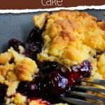 I have many dessert recipes but none are easier than Grandma's Easy Blackberry Dump Cake Recipe. Dump, mix, bake. Simple. 3 ingredients! YUM! #frugalnavywife #dumpcake #dumprecipe #desserts #easydesserts #grandmasrecipe #blackberryrecipe | Dump Cake Recipes | Easy Dessert Recipes | Cake Recipes | Fruit Recipes | 3 Ingredient Dessert Recipes | Grandmas Recipes | Dessert Recipes