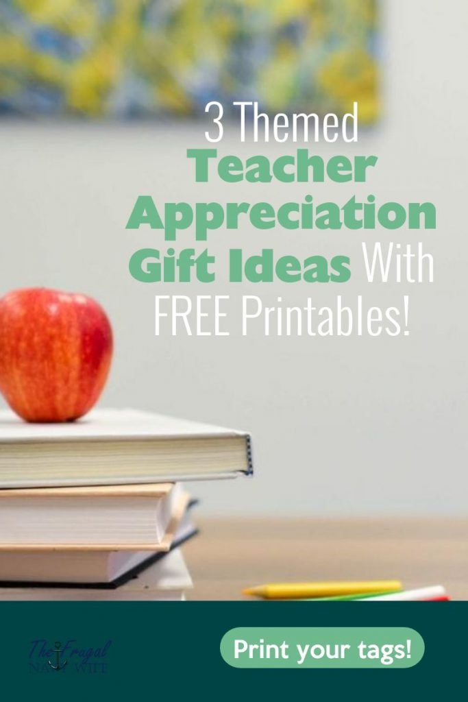Looking for gifts for your kid's teachers? Why not go with a theme to say thanks! My Teacher Appreciation Gift Idea comes with a matching printable gift tag. #frugalnavywife #teacherappreciation #giftsfortreachers #teachergifts #giftguide #giftideas | Teacher Appreciation Week | Teacher Appreciation Gifts | Gifts for Teachers | Gift Ideas for Teachers | Educators Gift Guide