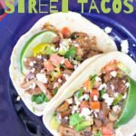 My family loves Taco Tuesday. I used my Instant Pot and made Pulled Pork Instant Pot Street Tacos. Here is my recipe for your family to use. #thrfrugalnavywife #pulledpork #dinnerrecipe #instantpot #tacos #instantpottacos | Instant Pot Recipes | Taco Recipes | Pulled Pork Recipes | Easy Dinner Ideas | Easy Recipes | Easy Weeknight Meals