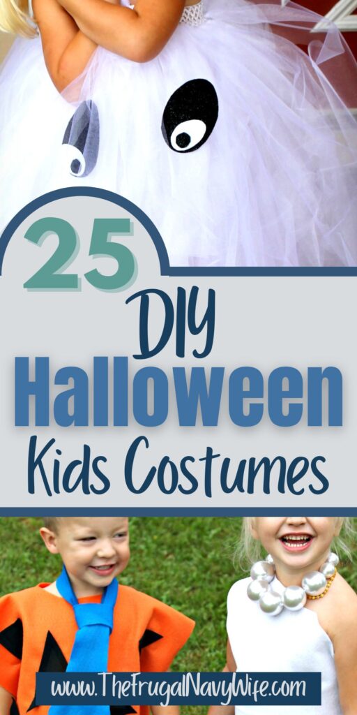 Quit spending money on Halloween costumes and give one of these DIY Halloween Kids Costumes a try this year. Many are crazy simple! #frugalnavywife #halloween #costumes #diycostumes ##kidscostumes #frugalhalloween | Saving Money On Costumes | DIY Halloween Costumes | Kids Halloween Costumes | Kids Costumes | Halloween | Costumes |